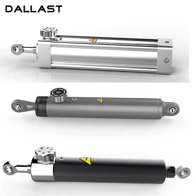 Justerbar hydraulisk sylinder for treningsutstyr