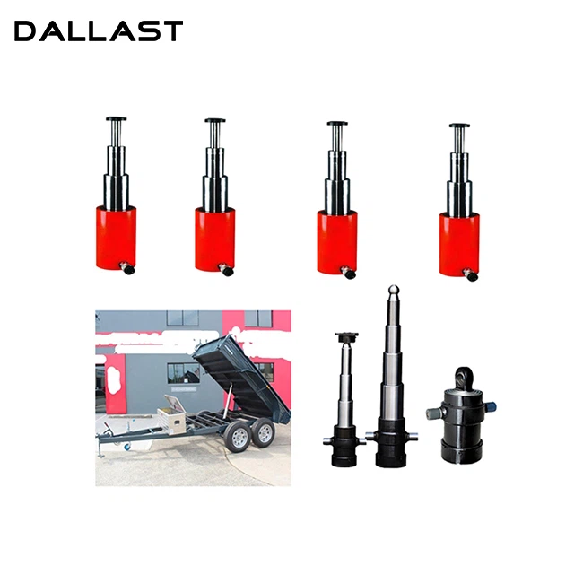 Liten teleskopisk hydraulisk sylinder